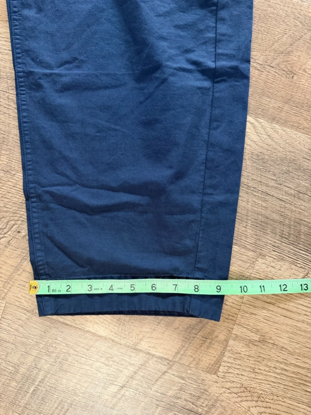 Everlane Cotton Linen Pleated Pants Navy Size 2 NWT